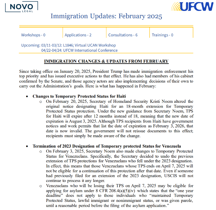 February 2025 Newsletter