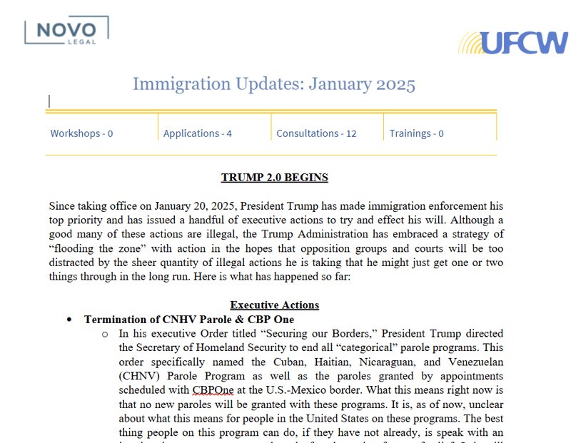 January 2025 Newsletter