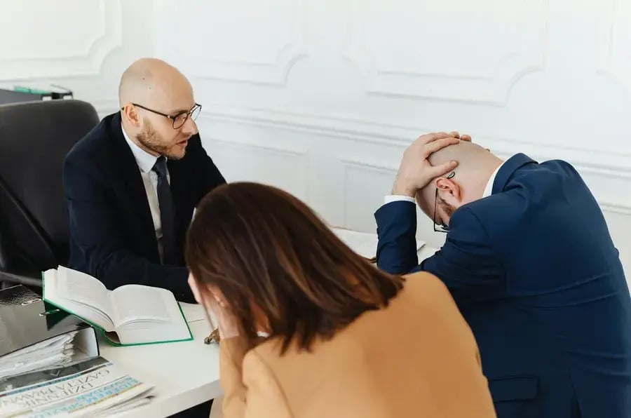 Attorney meeting with a client after a DUI arrest