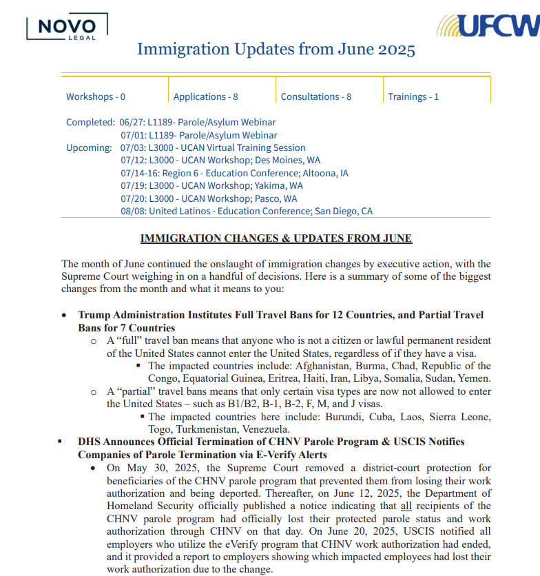 June 2025 Newsletter